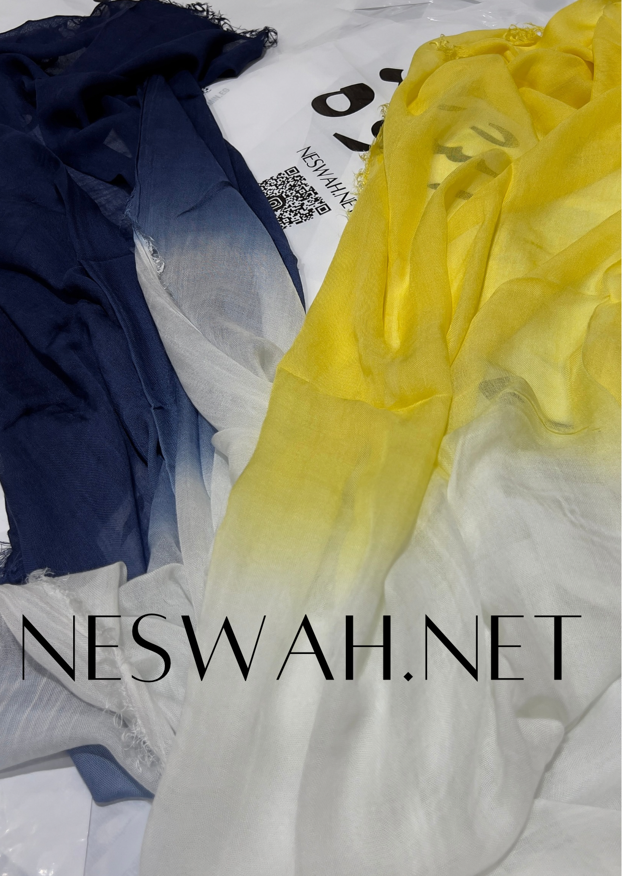 Linen navy to canary