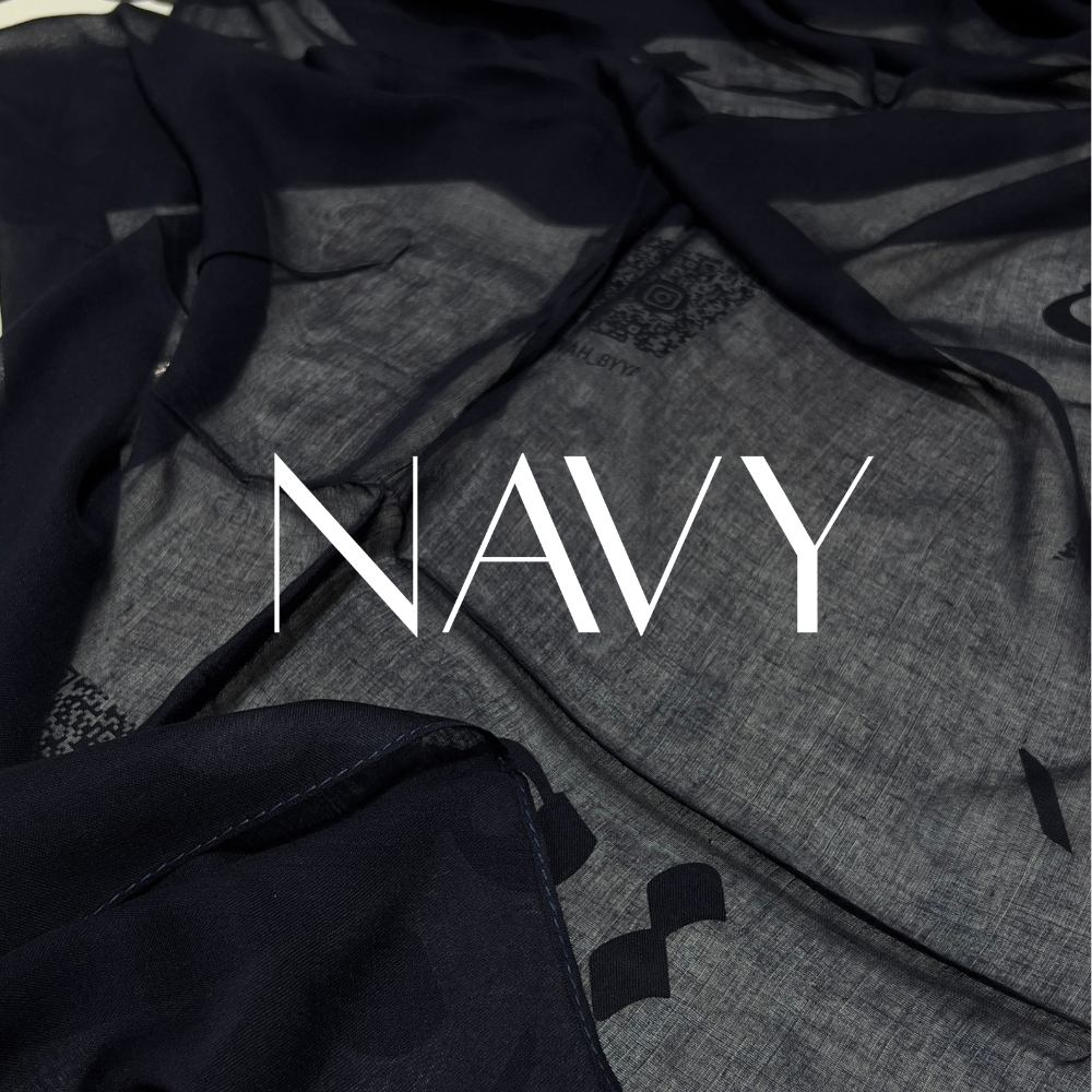 Kuwaiti Lady Mirror - Navy