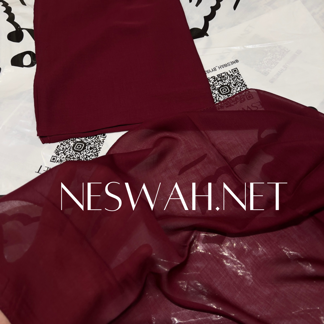 Premium linen burgundy RED