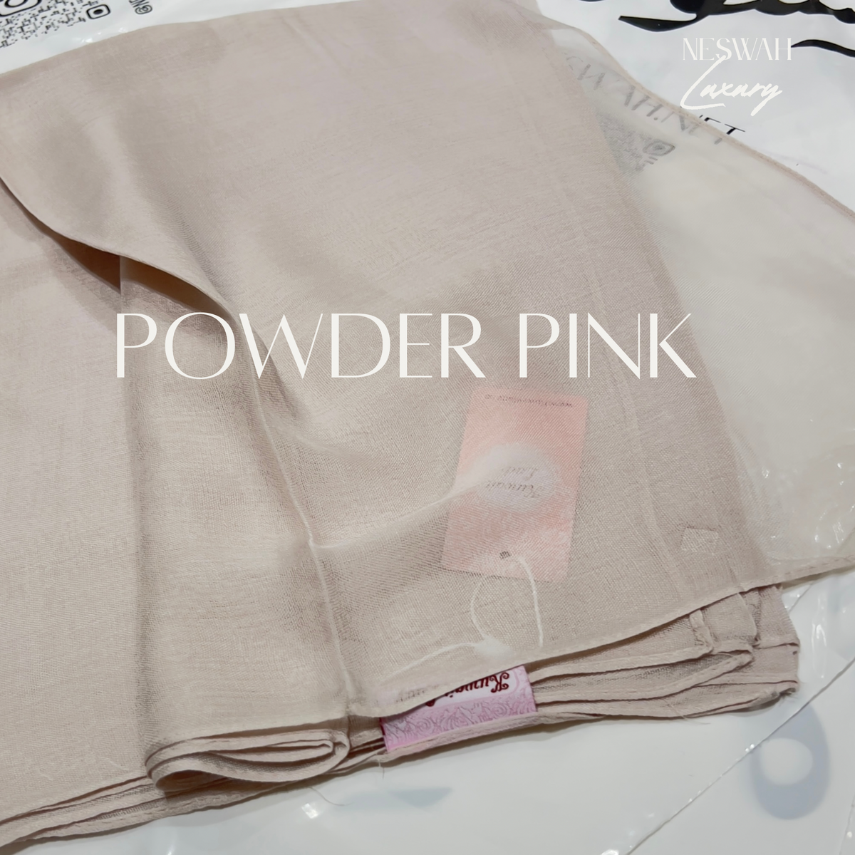Kuwait lady powder pink (light beige) linen