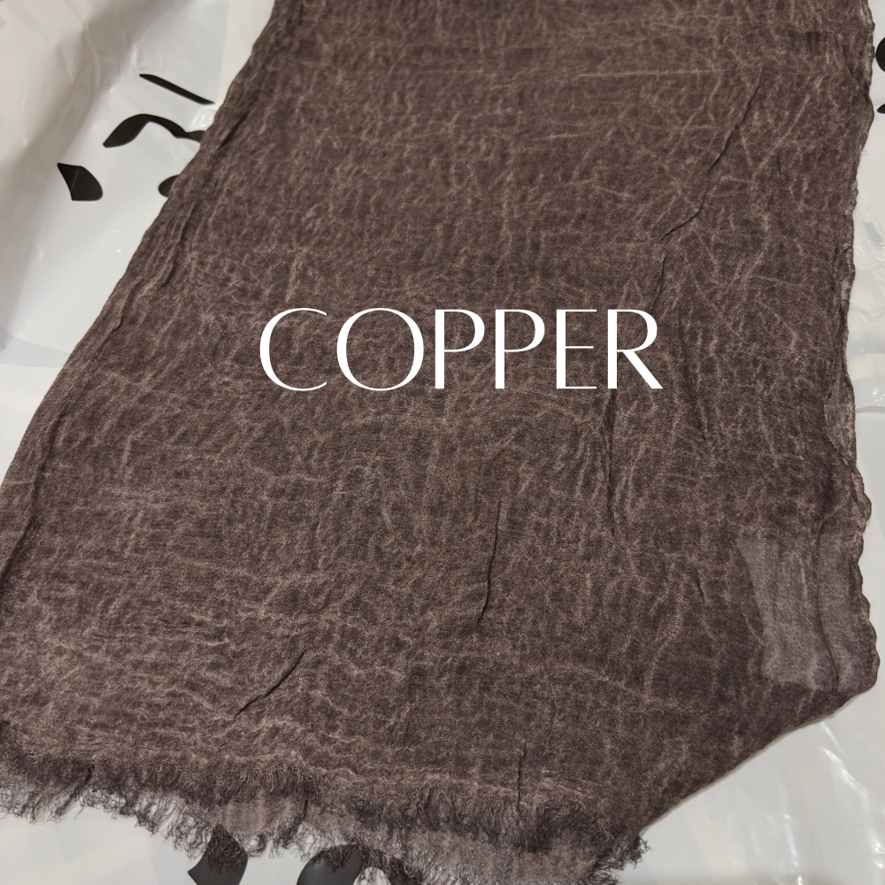 Stonewashed Thailandy copper
