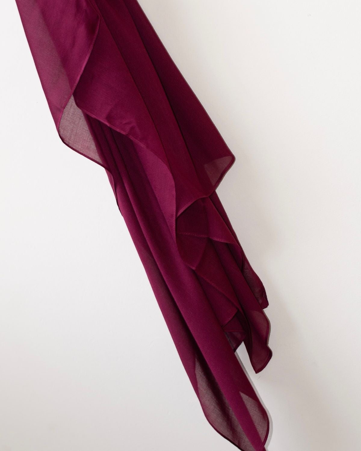 Linen burgundy