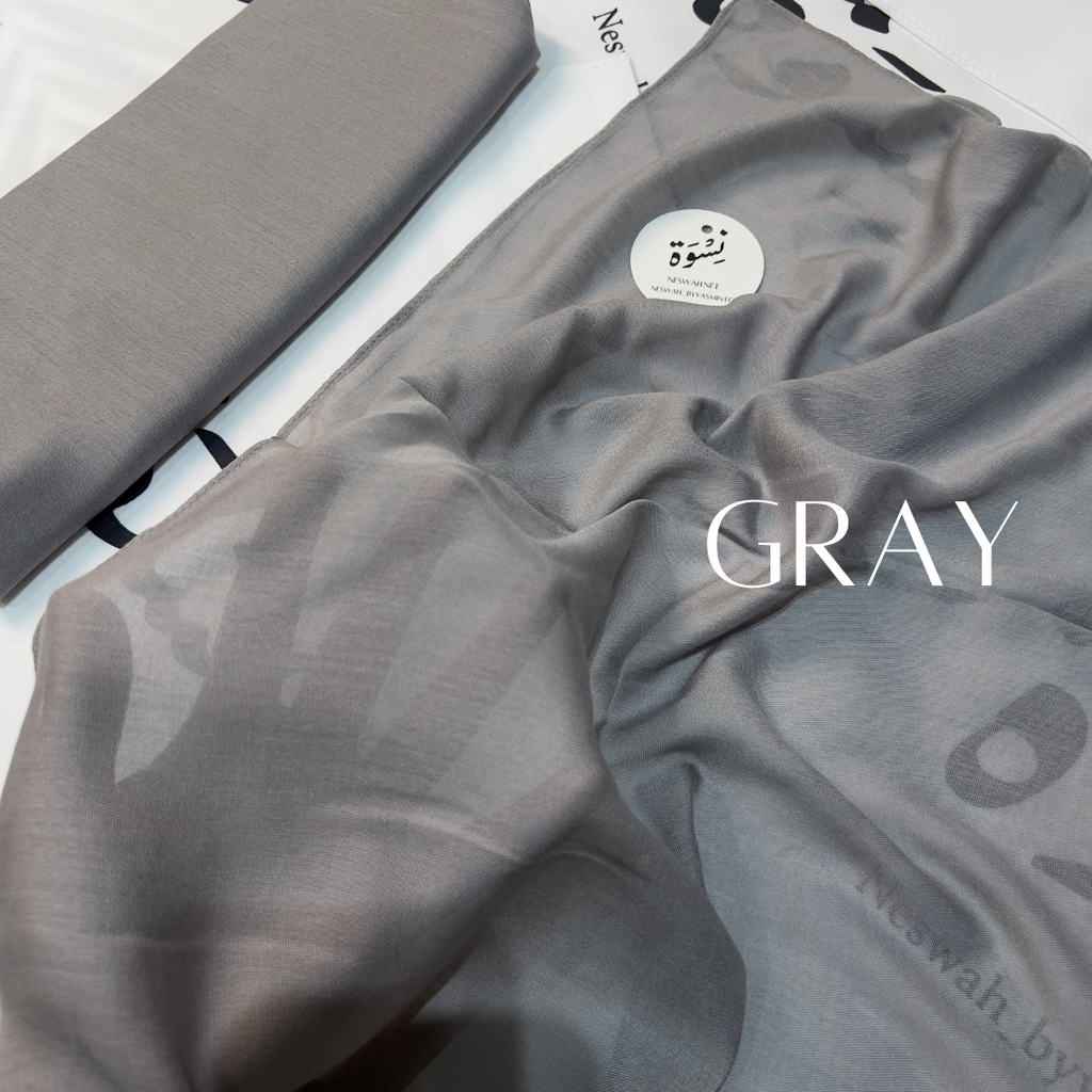 Gray linen