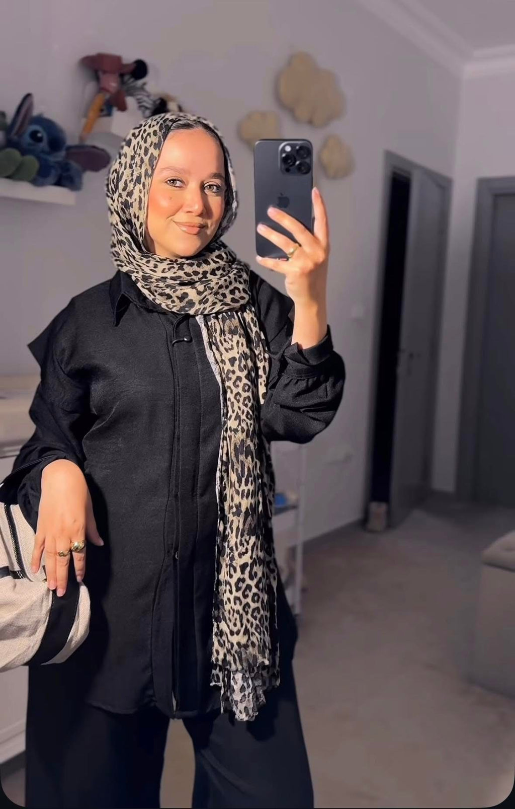 Cheetah scarf