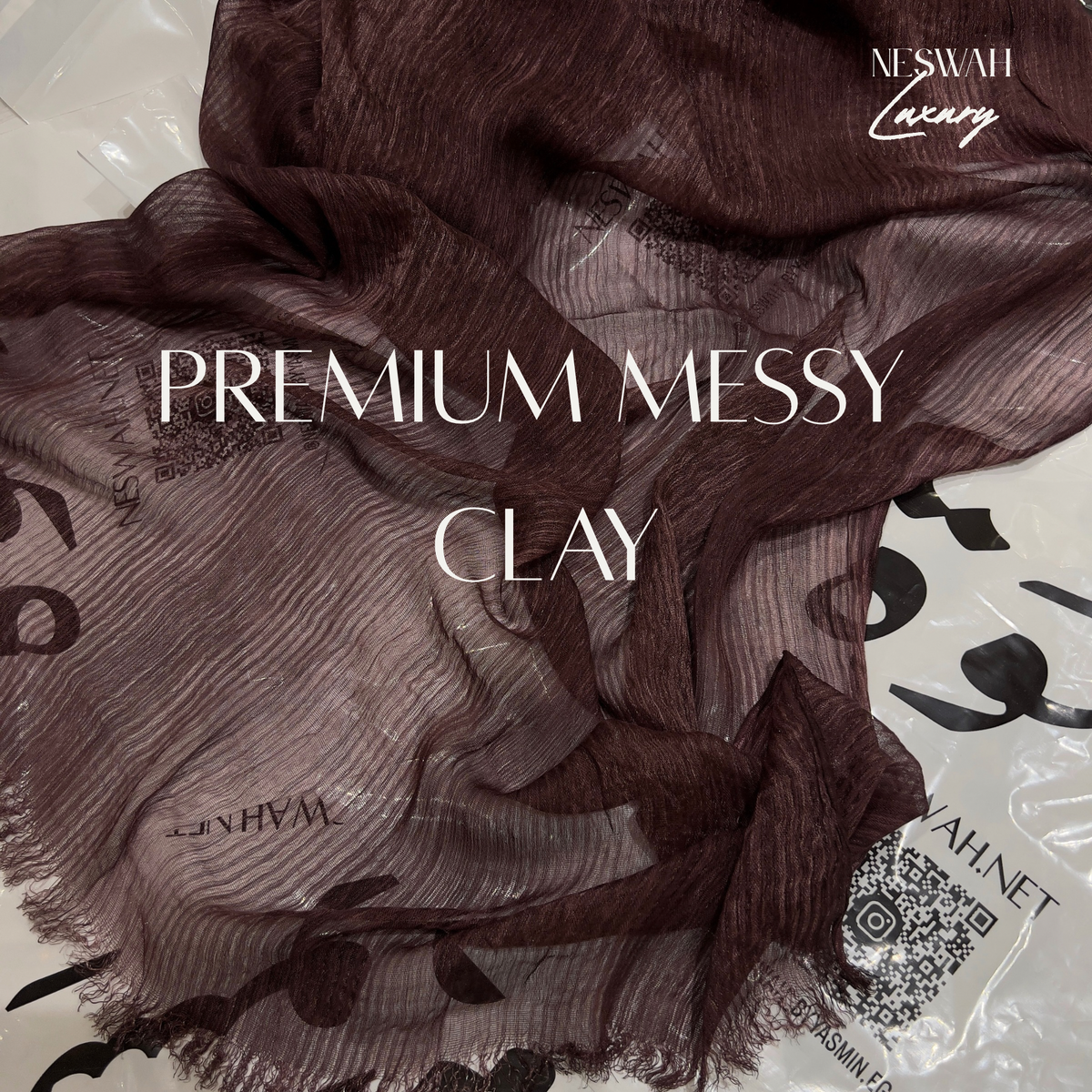 Premium Messy chiffon Clay