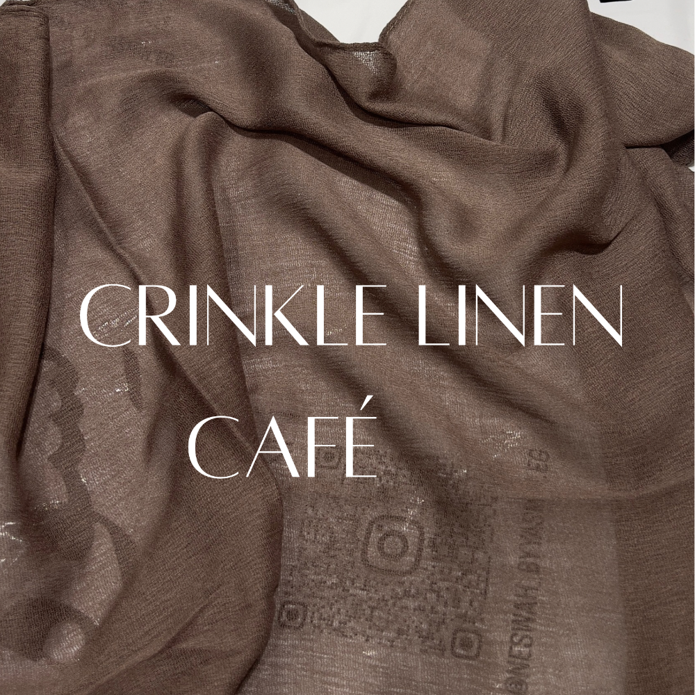 Crinkle Linen - Café