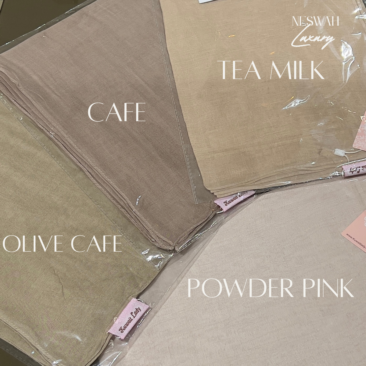 Kuwait lady powder pink (light beige) linen