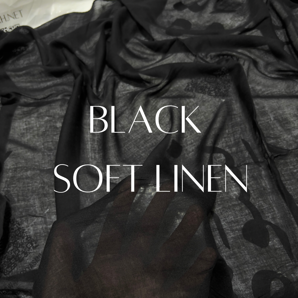 Soft Linen - Black((light modal