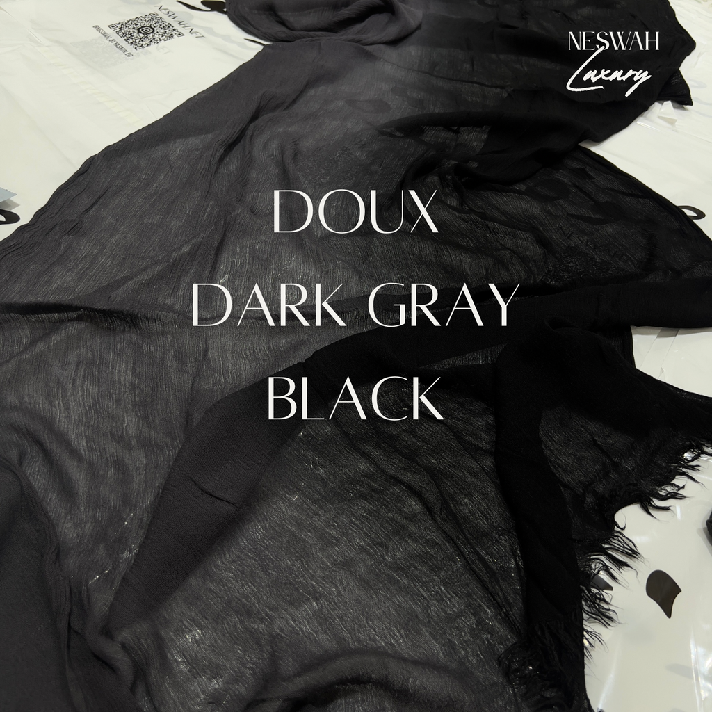 DOUX Dark gray black