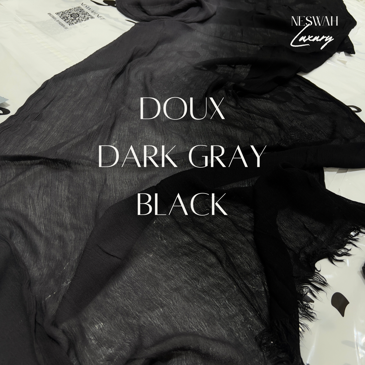 DOUX Dark gray black