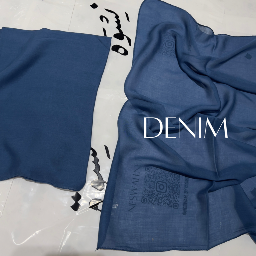 Premium linen Denim
