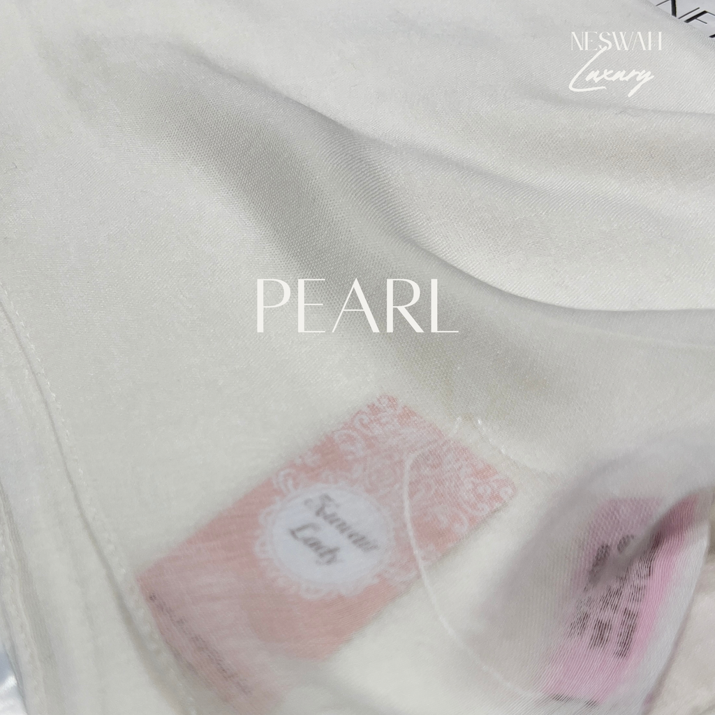 Kuwait Lady pearl linen off white