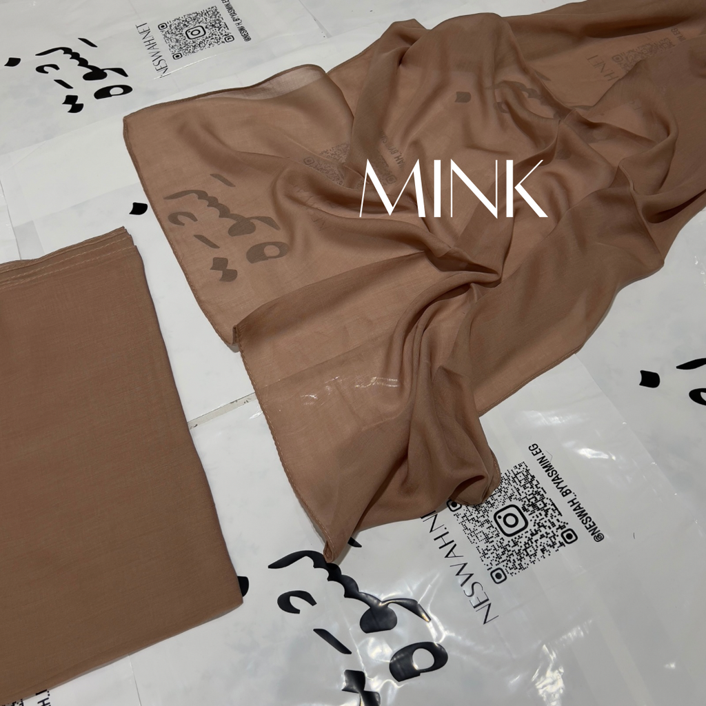 Premium linen Mink