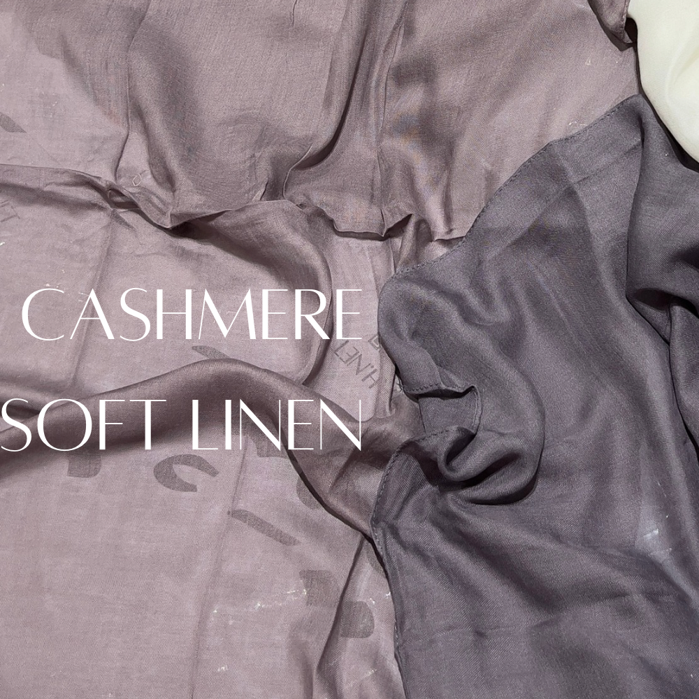 Soft linen cashmere