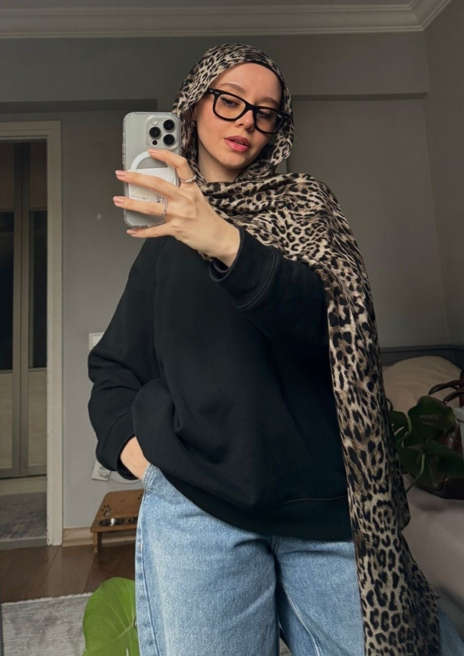 Cheetah scarf
