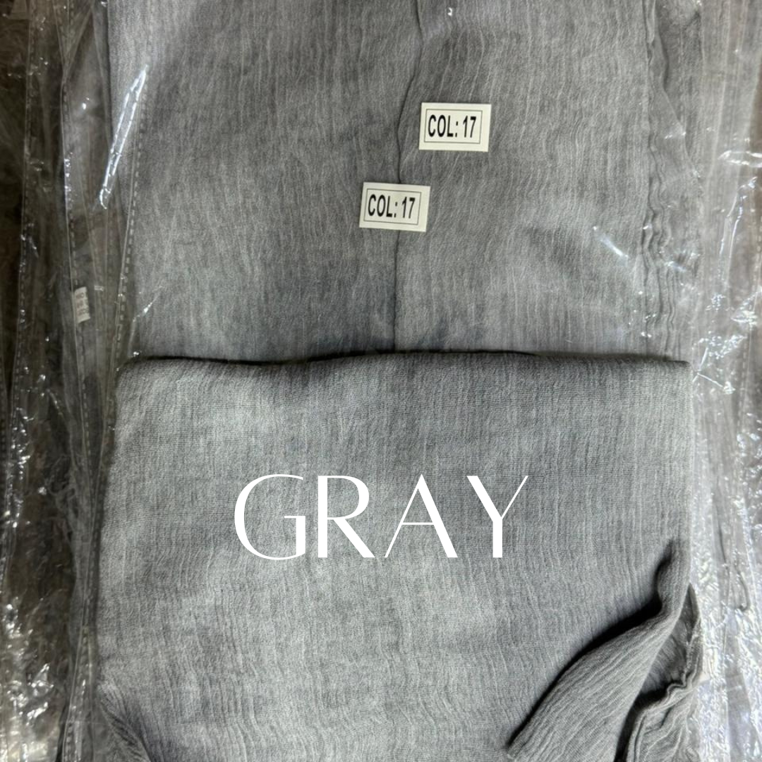 Gray ruffled Thailandy
