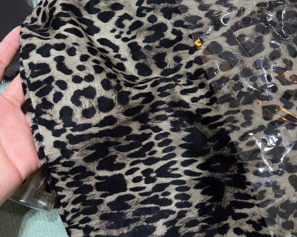 Cheetah scarf