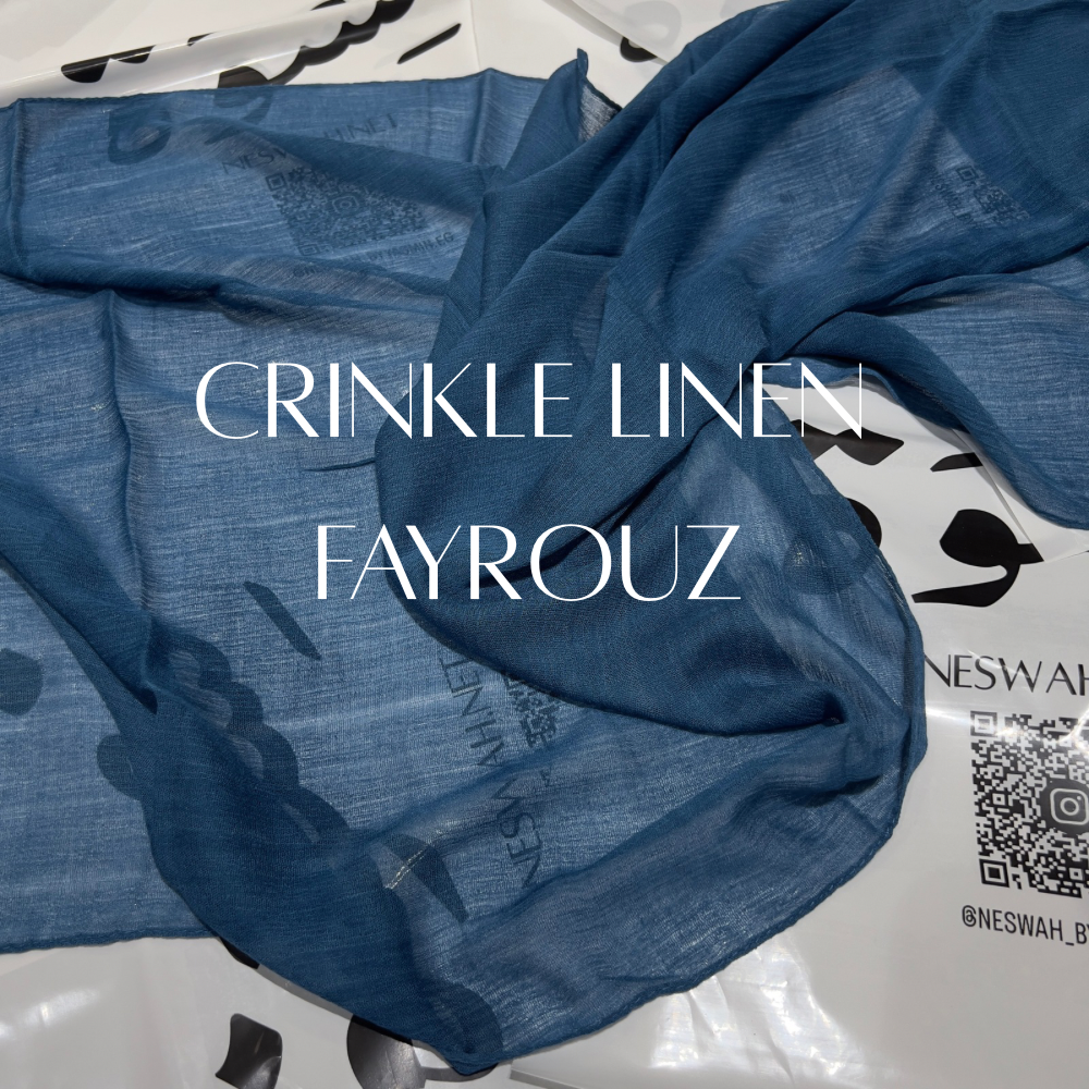 Crinkle linen Fayrouz