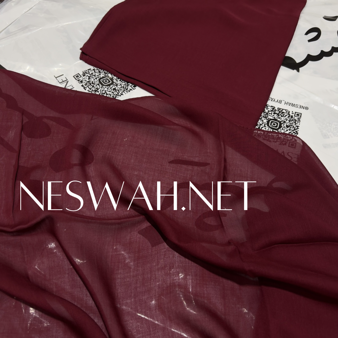 Premium linen burgundy RED