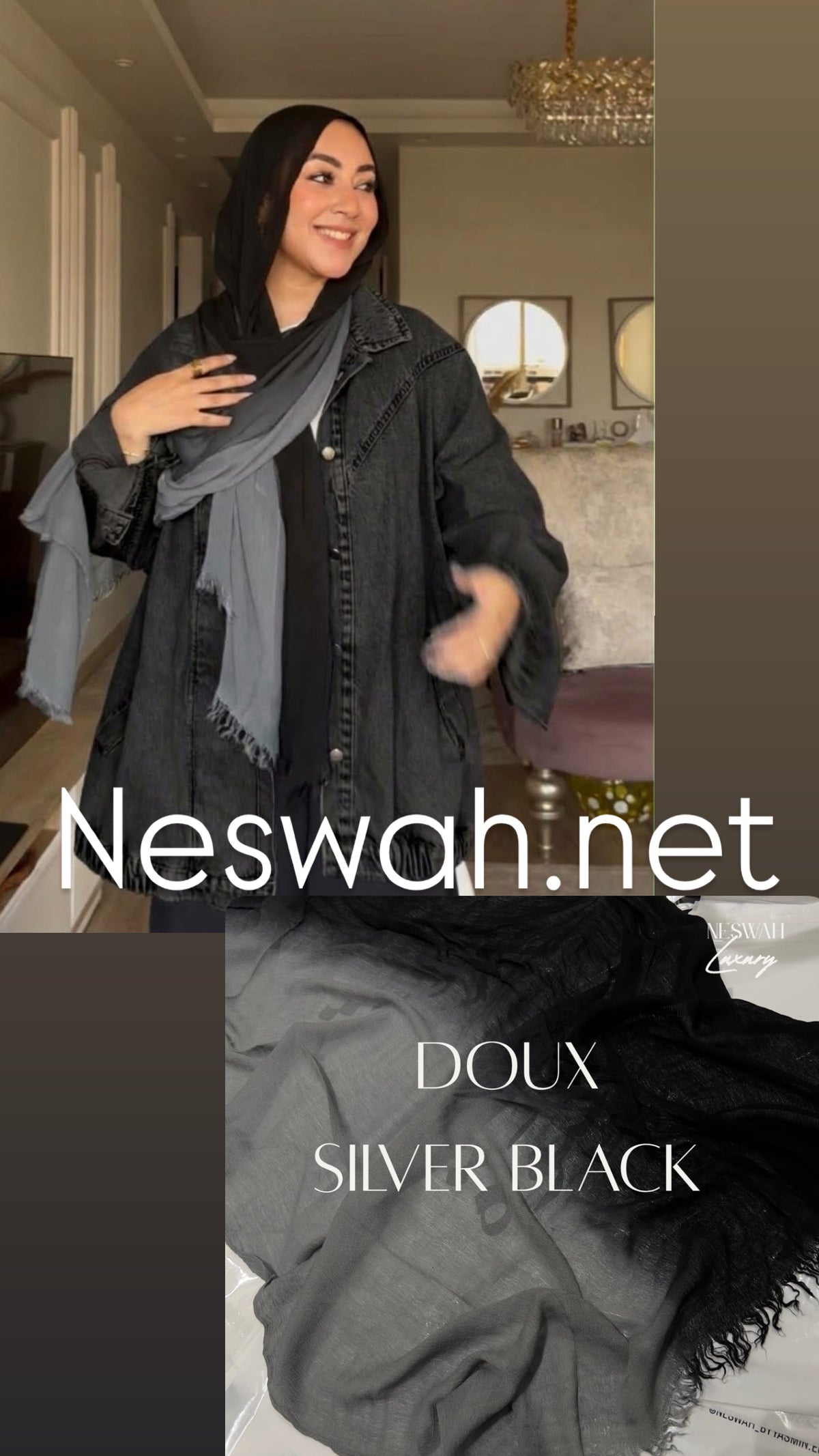 Doux Thailandy silver black