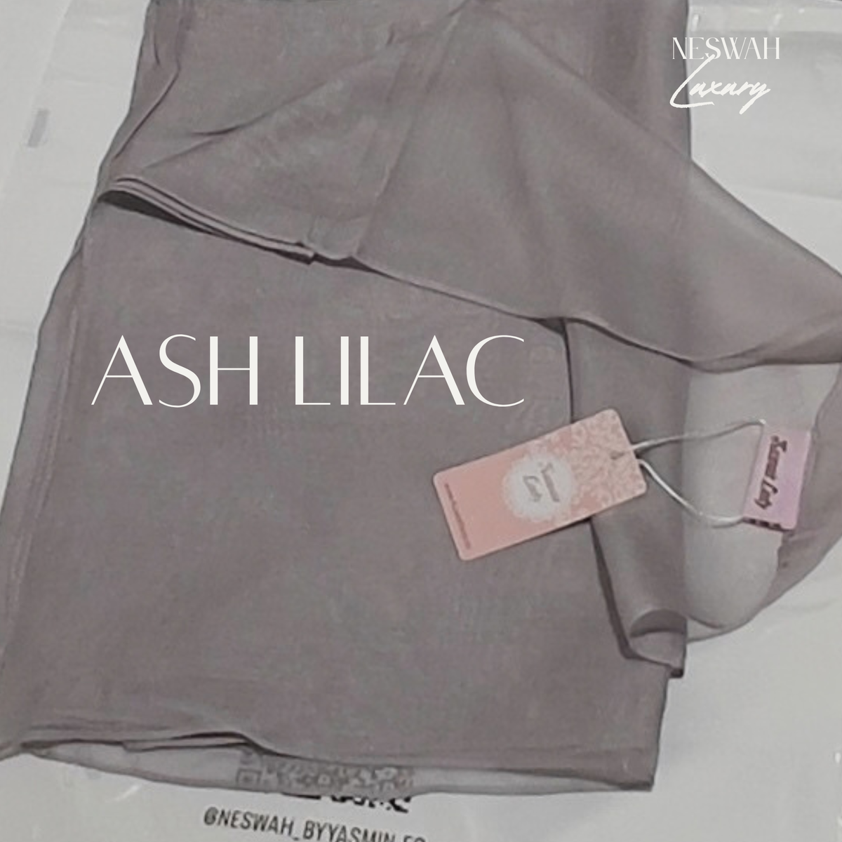 Kuwait lady Ash Lilac linen