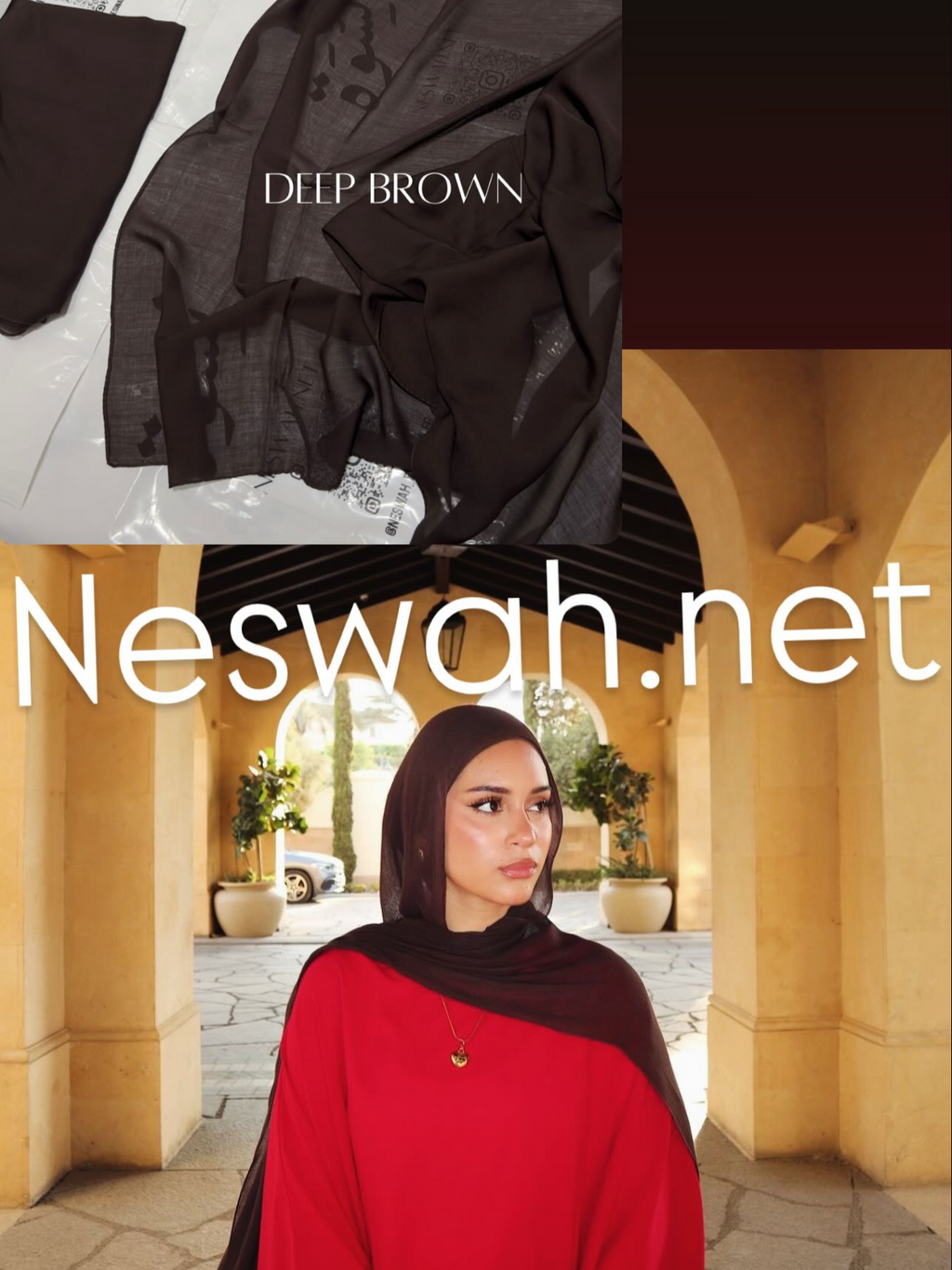 Premium linen Deep brown