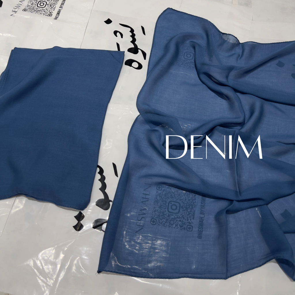 Premium linen Denim