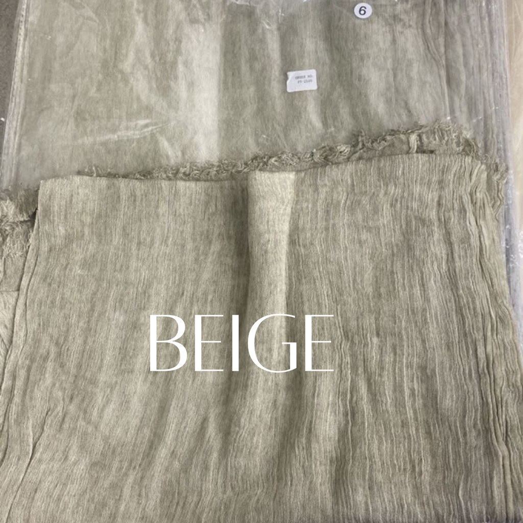 Beige ruffled Thailandy