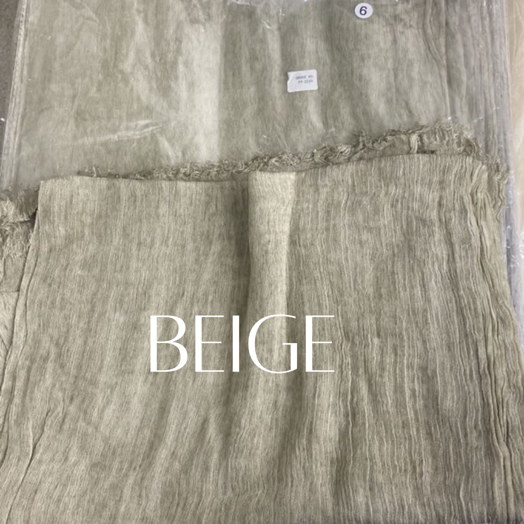 Beige ruffled Thailandy