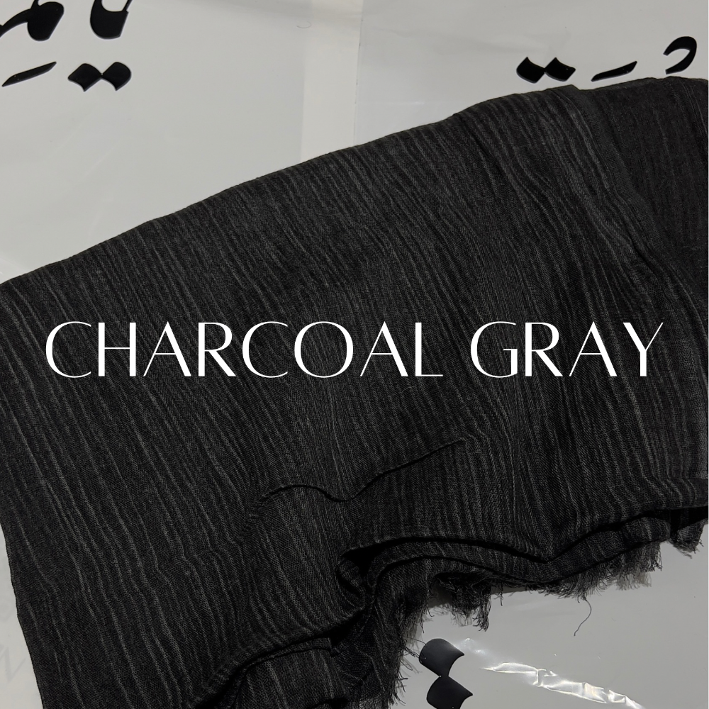 Ruffled Thailandy - Charcoal Gray