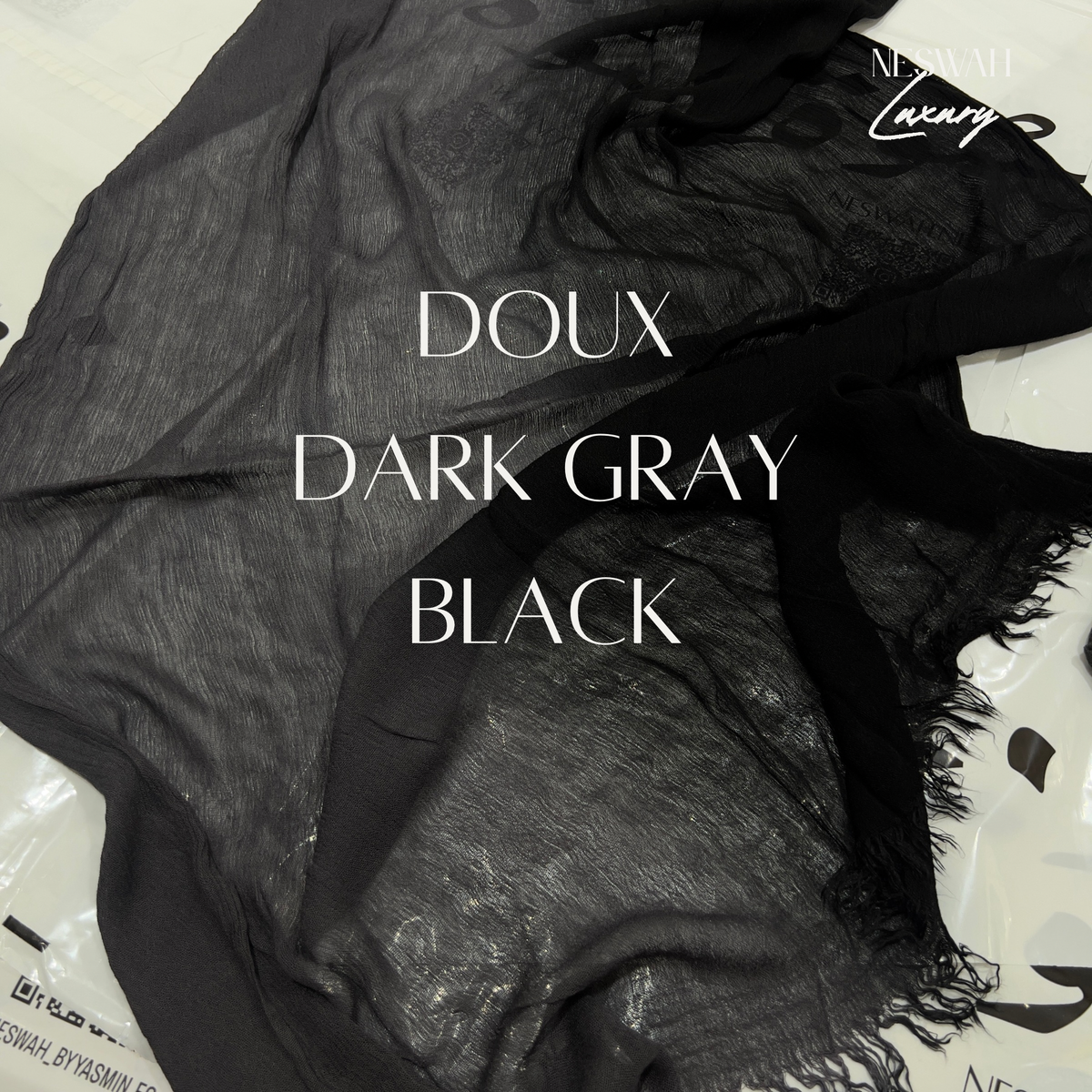 DOUX Dark gray black