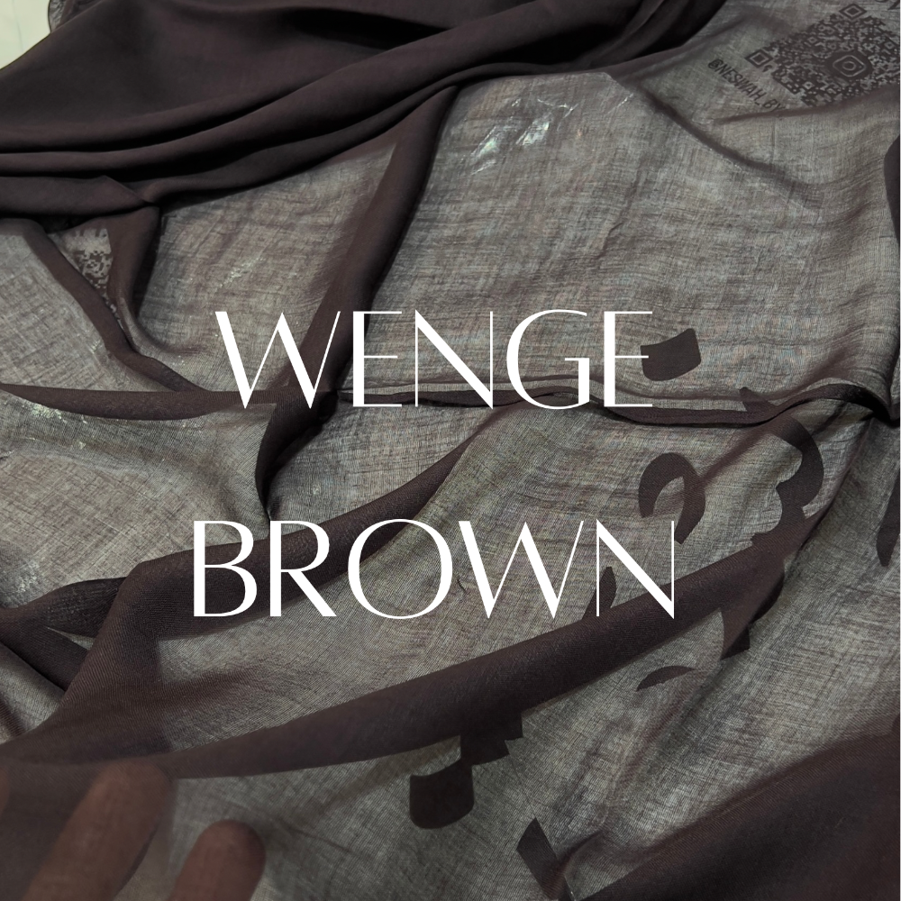 Kuwaiti Lady Mirror - Wenge Brown