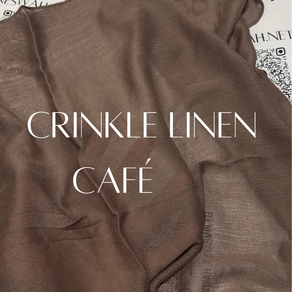 Crinkle Linen - Café
