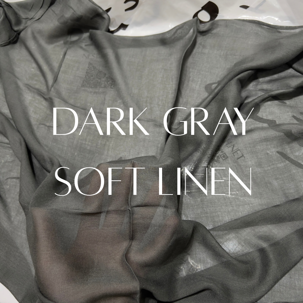 Soft linen Dark gray