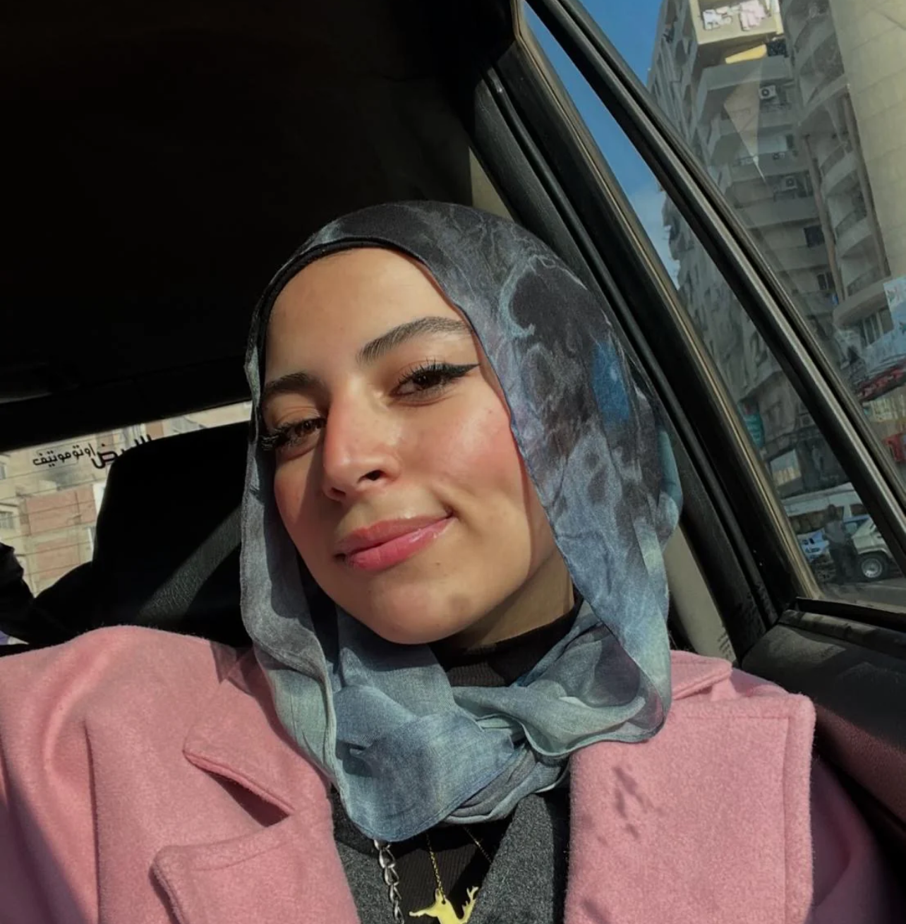 Dreamy Blue Pup Hijab