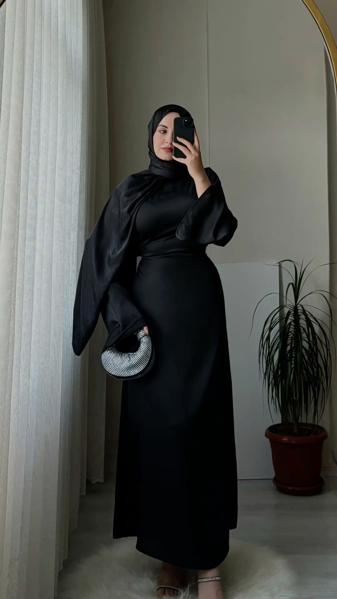 Organza soirée black