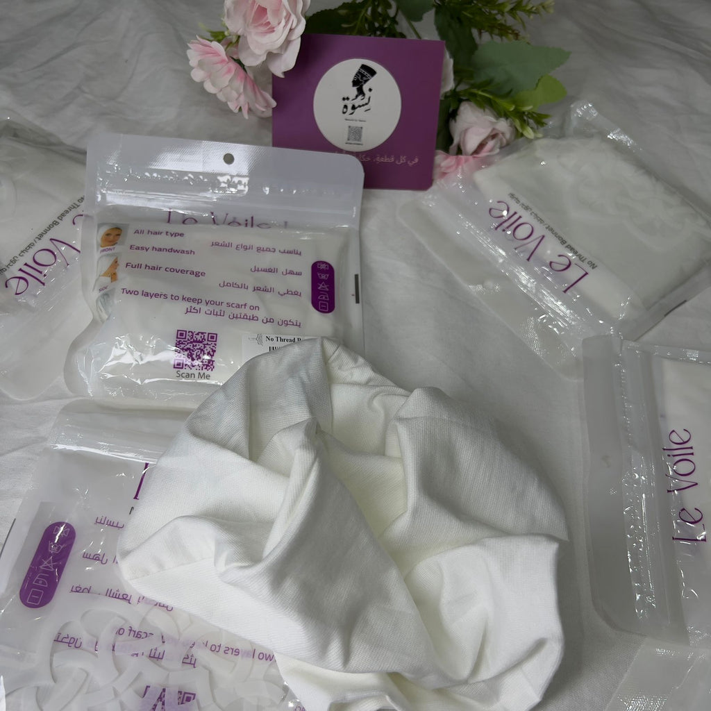 Bandana Le Voile Double Layers - Off White