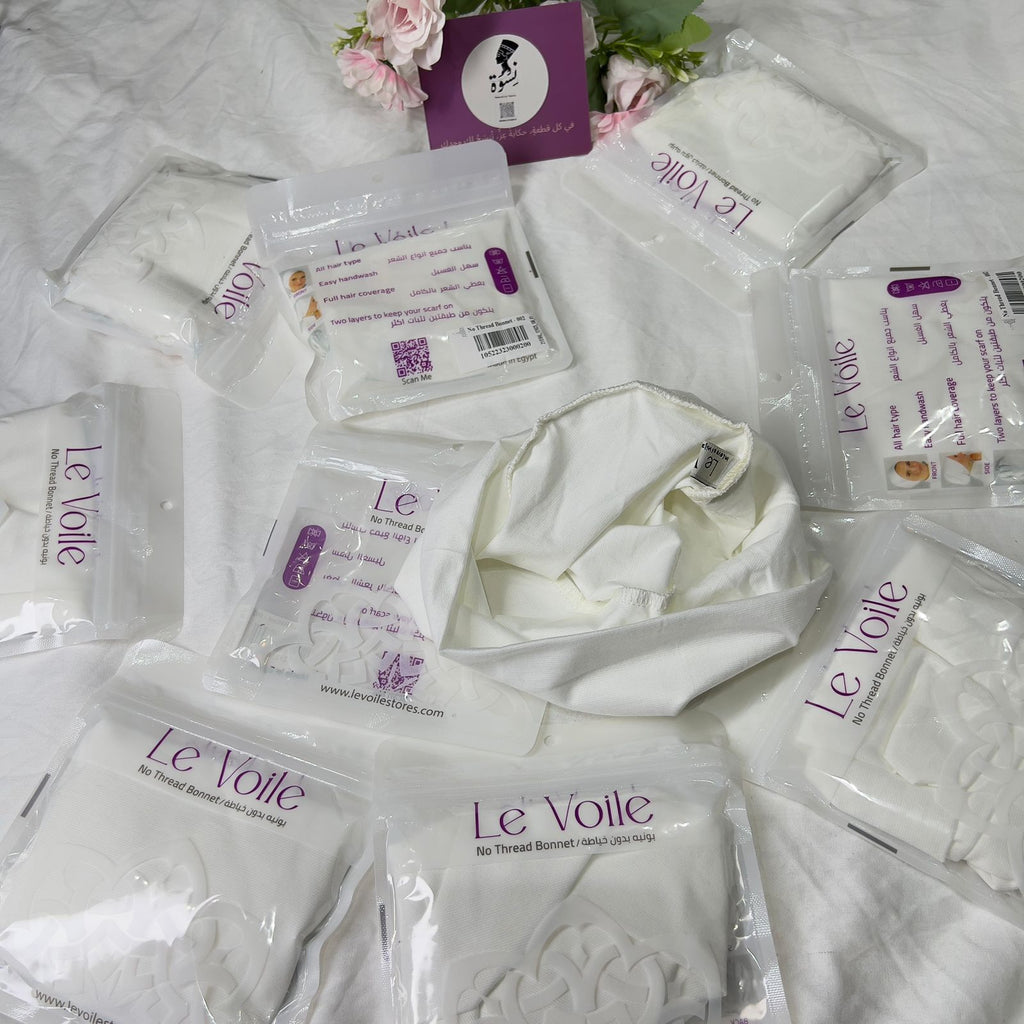 Bandana Le Voile Double Layers - Off White