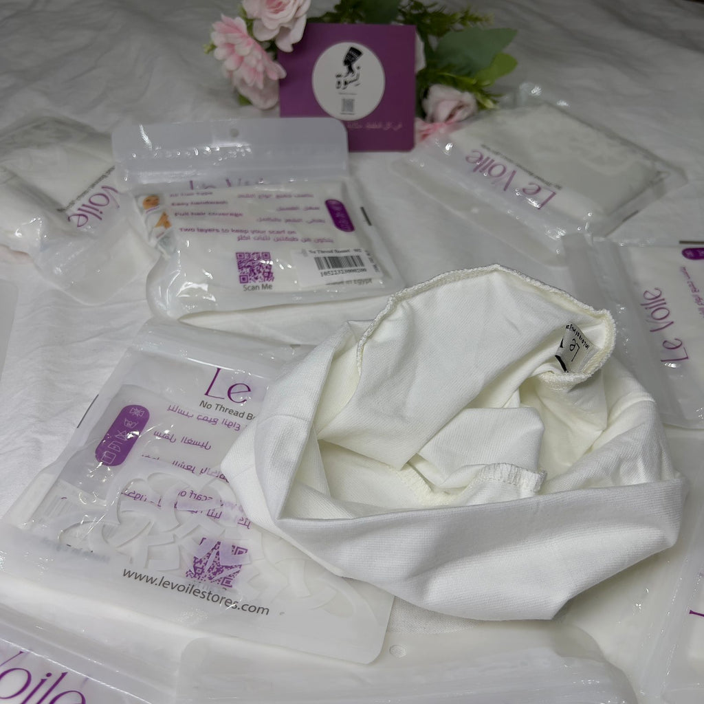 Bandana Le Voile Double Layers - Off White