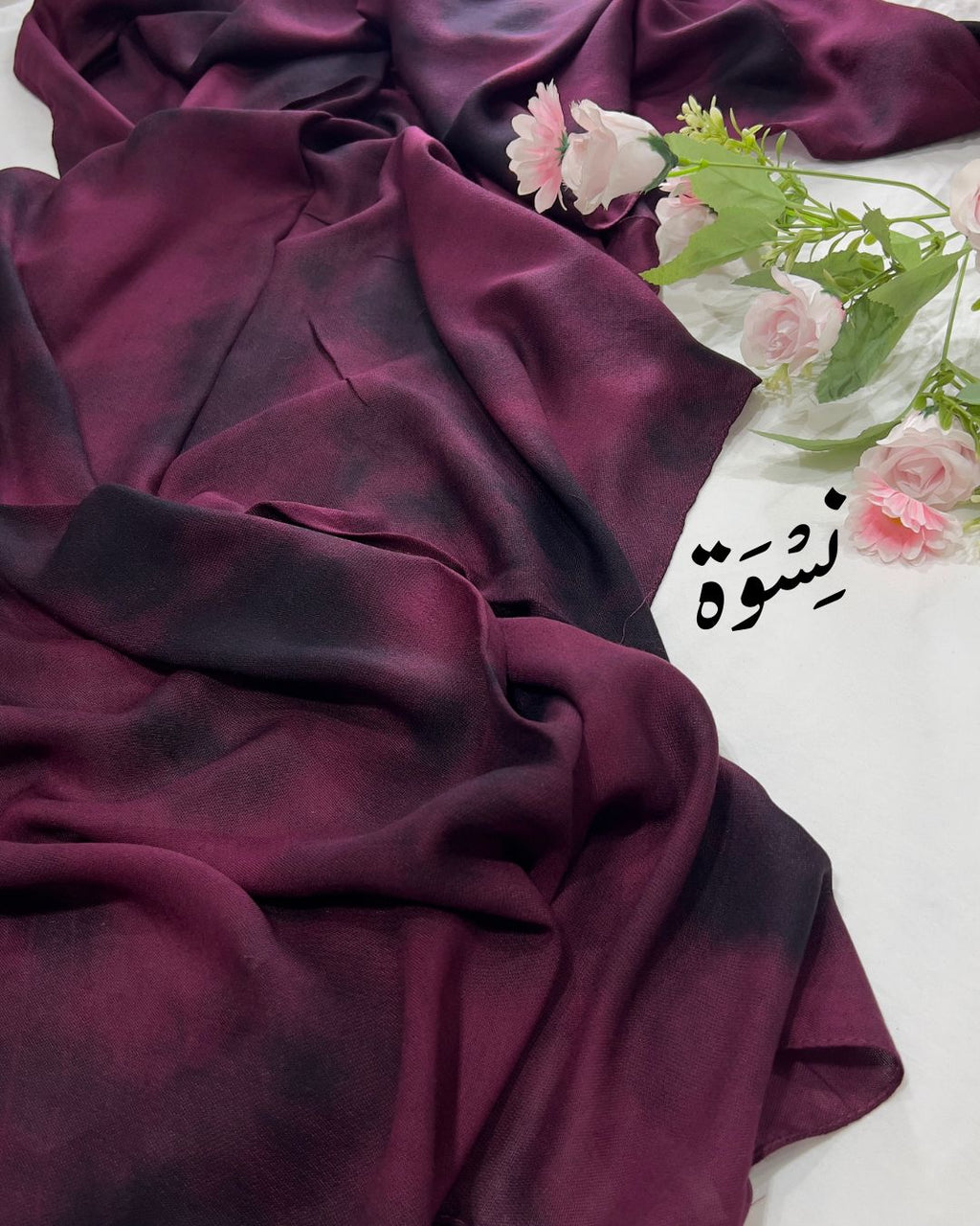 Midnight Burgundy Scarf