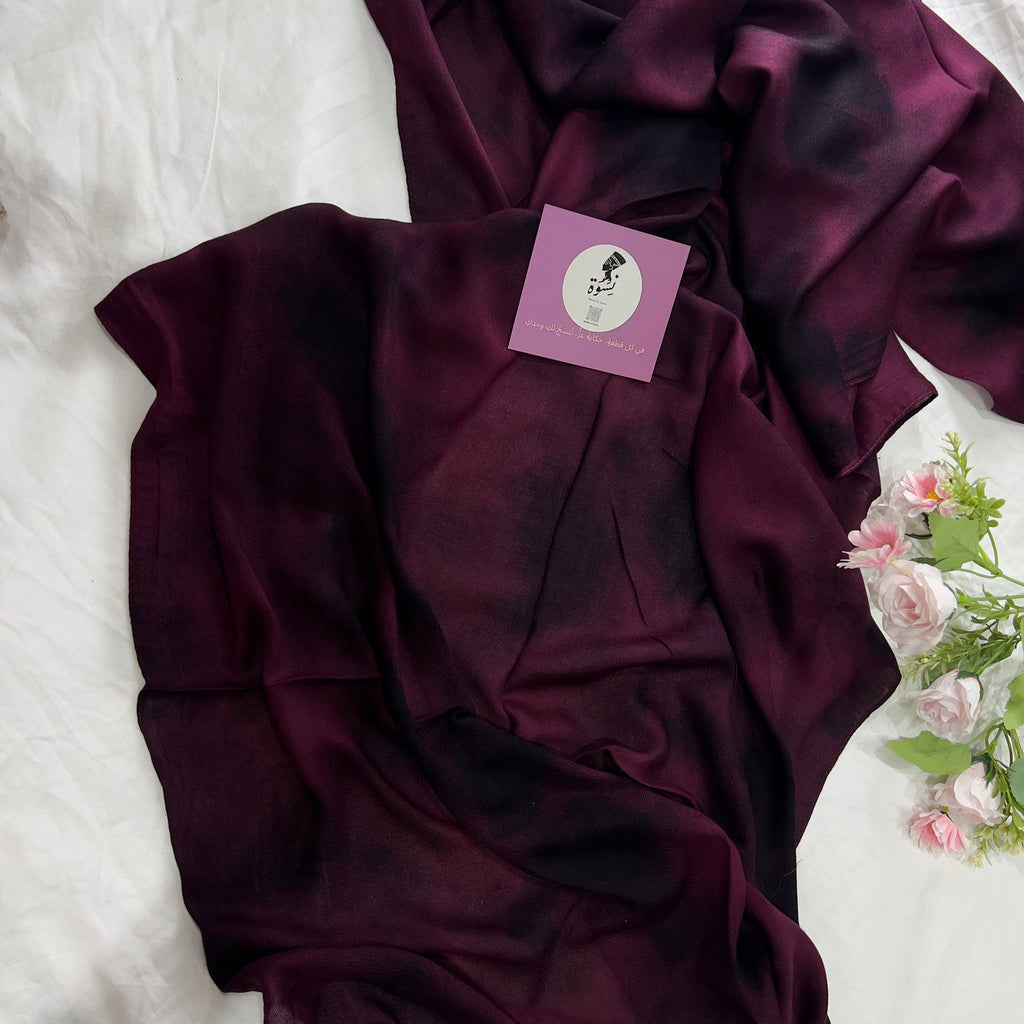 Midnight Burgundy Scarf