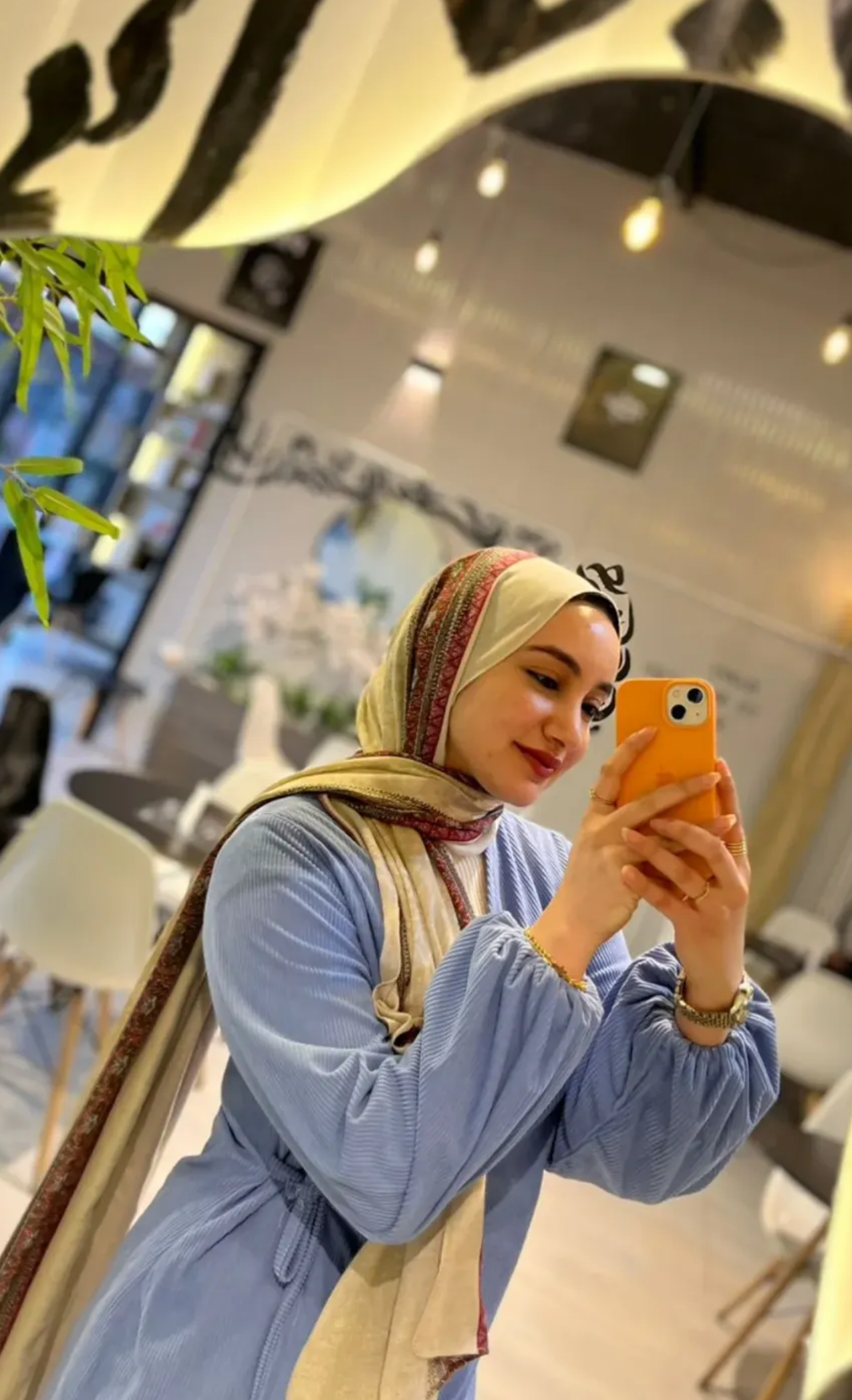Oriental Cotton Scarf