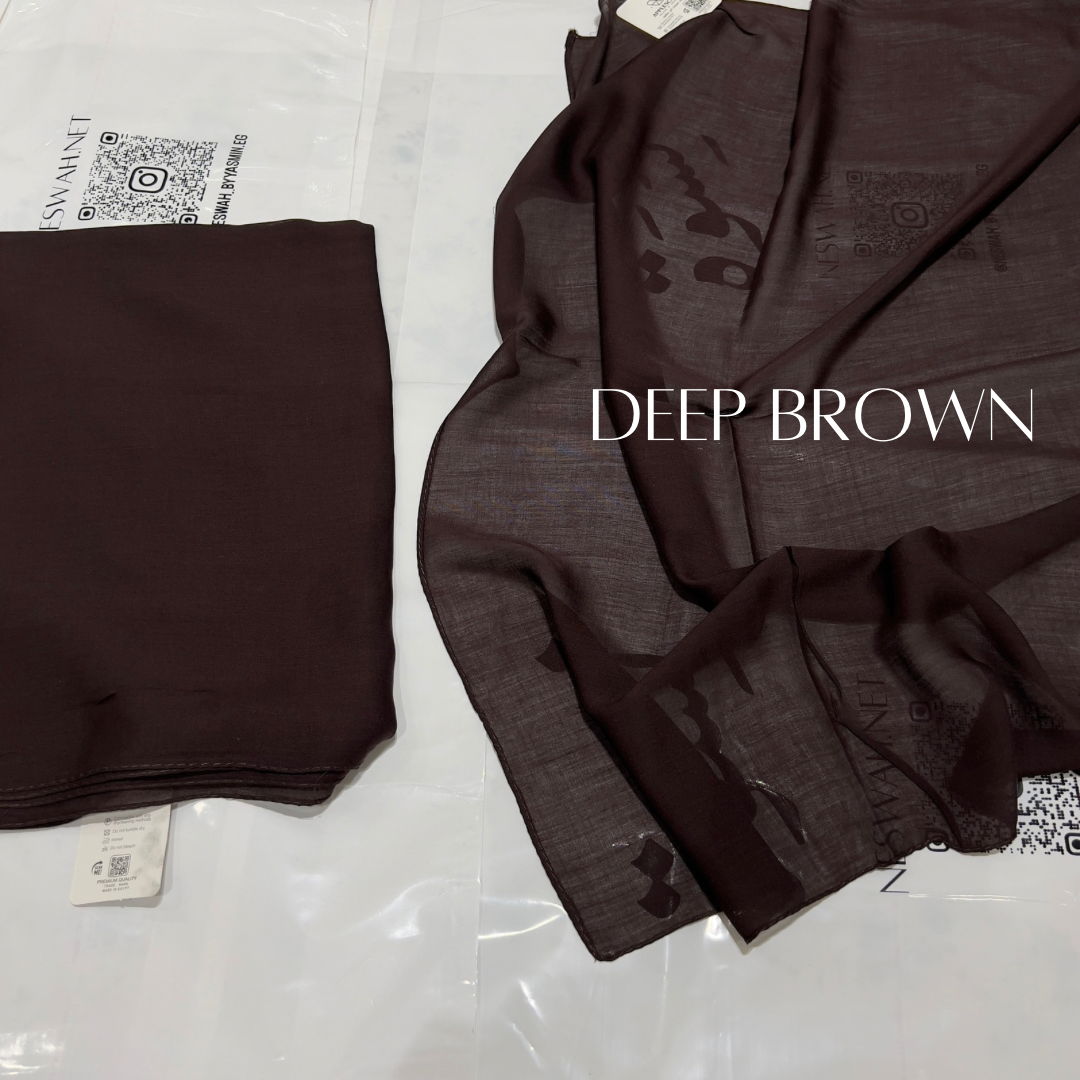 Premium linen Deep brown