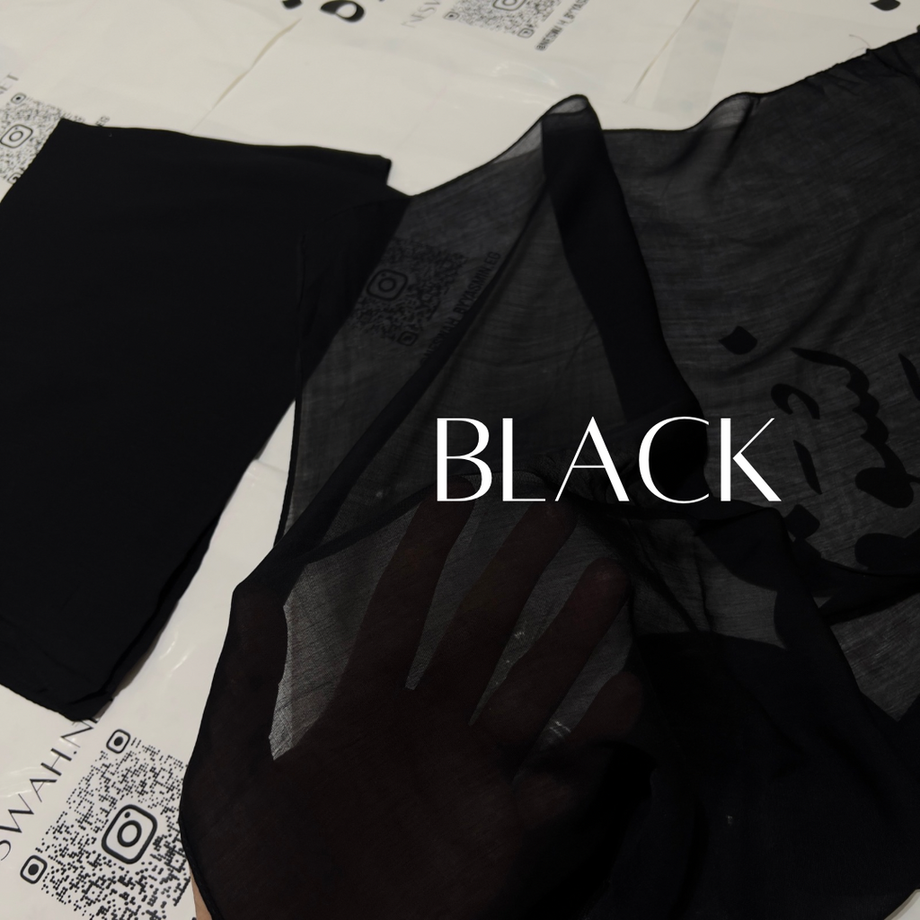 Premium linen Black