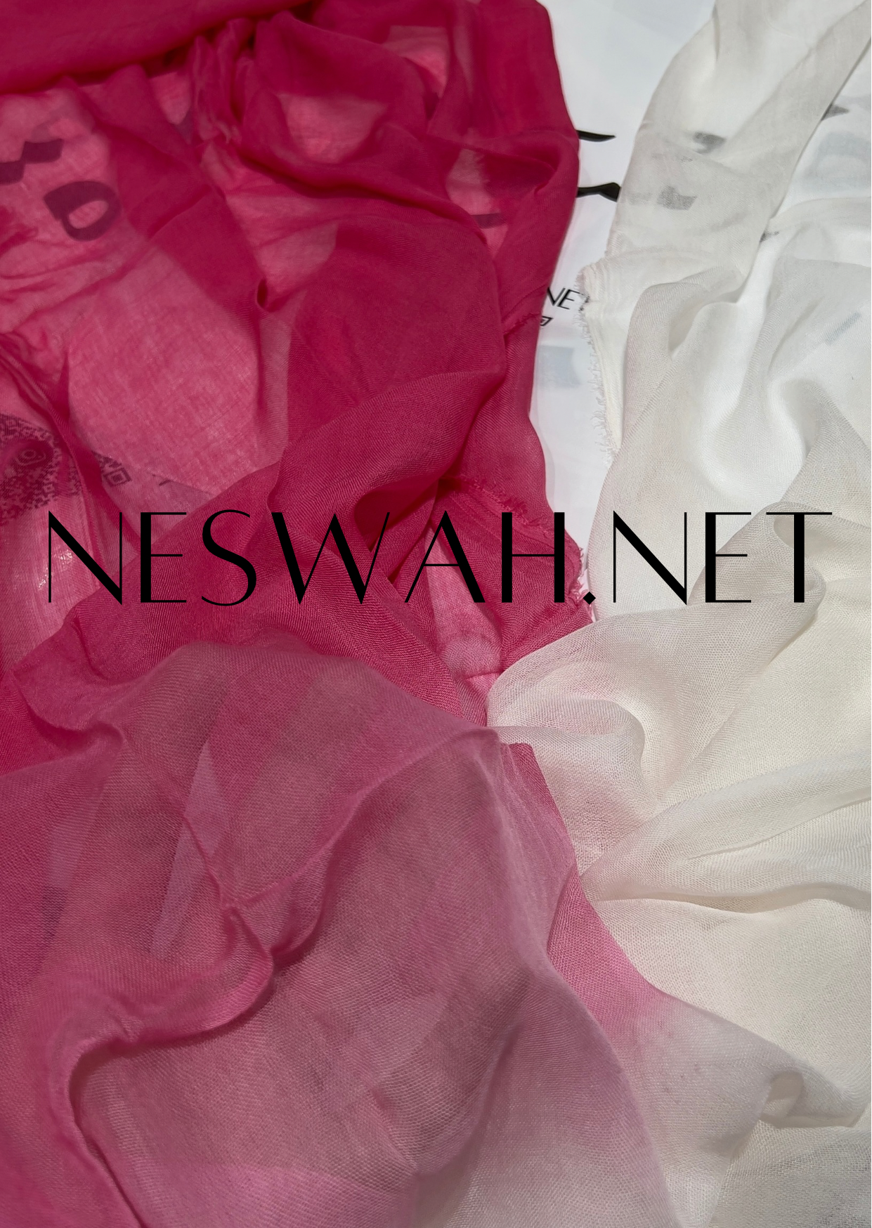Linen Hot pink