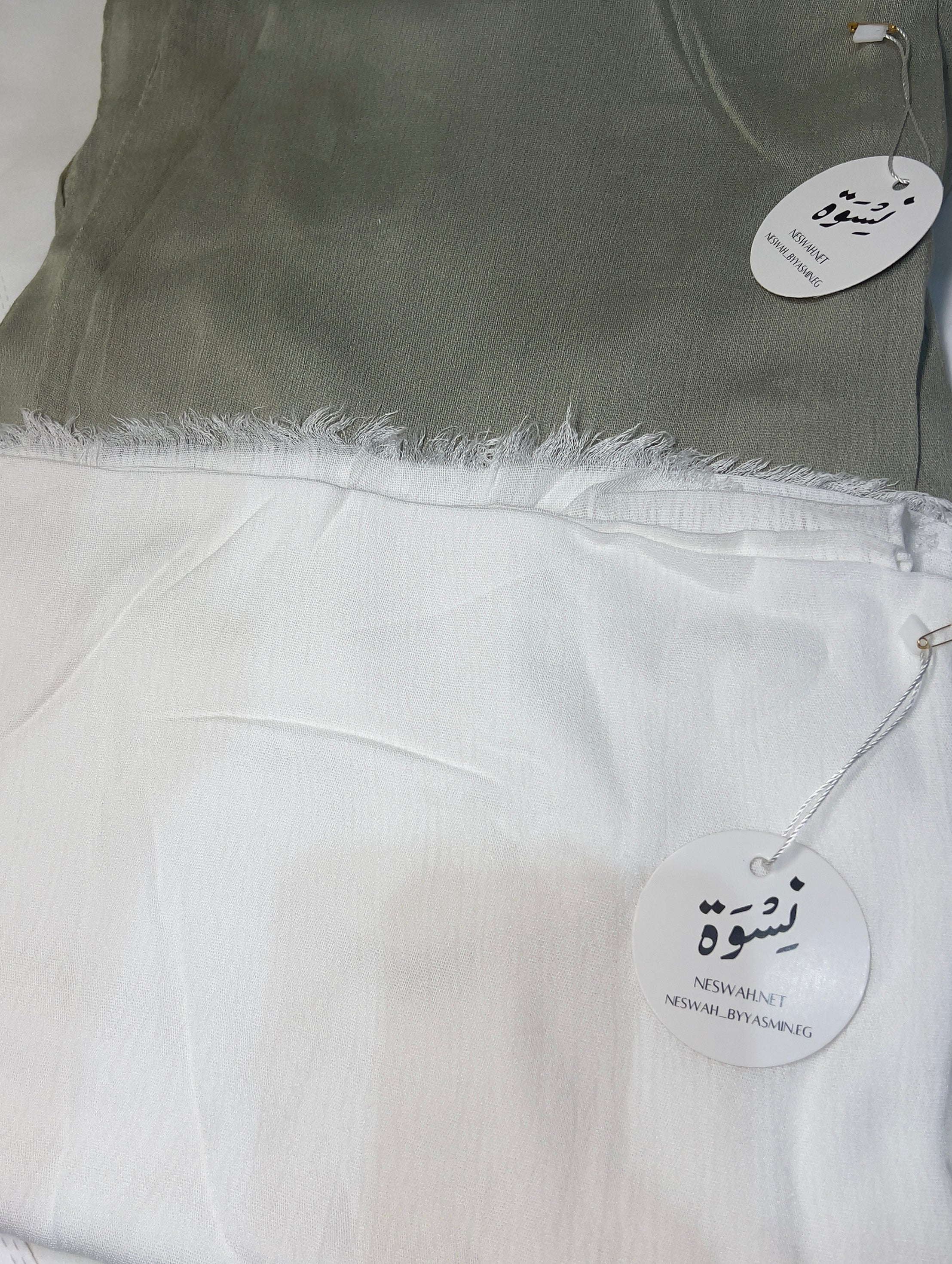 Sponge Off-White Scarf