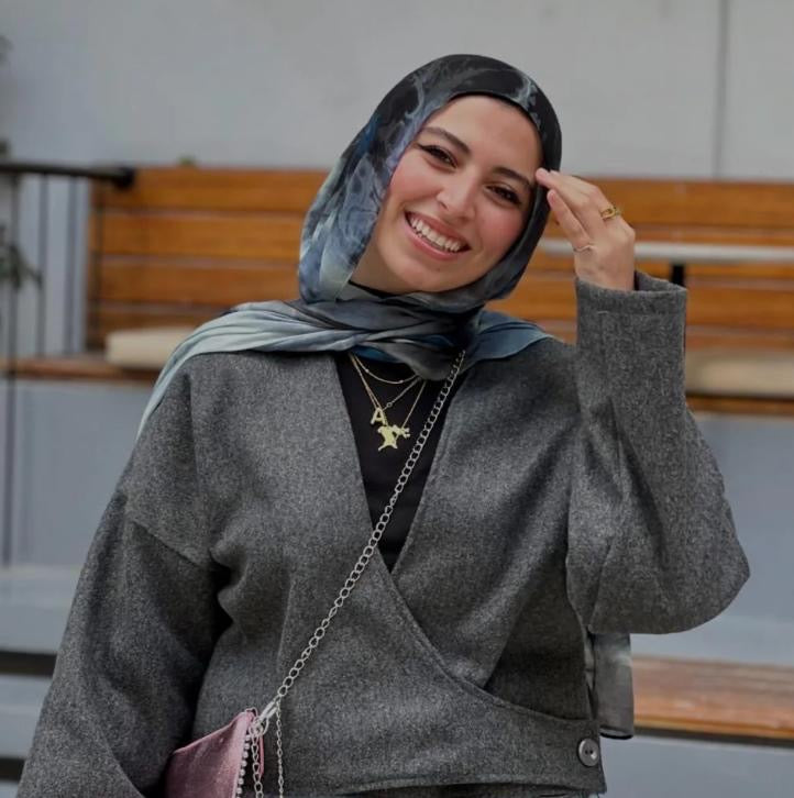 Dreamy Blue Pup Hijab