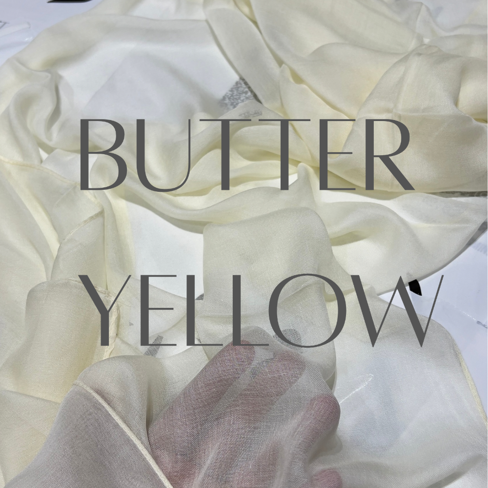 Kuwaiti Lady Mirror - Butter Yellow