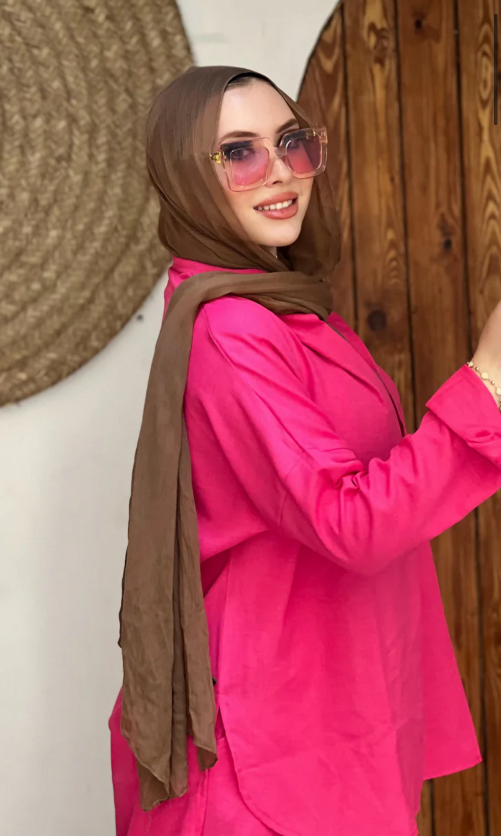 Mocha linen