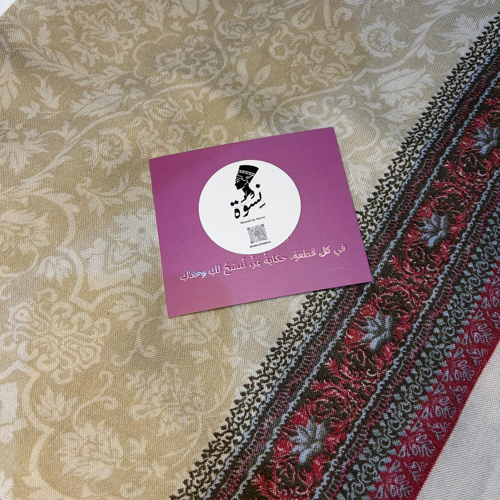 Oriental Cotton Scarf